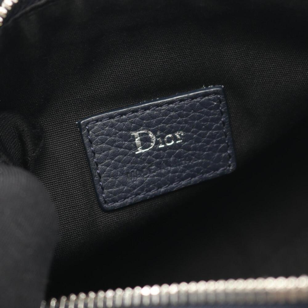 CHRISTIAN DIOR Blue Leather Shoulder Bag - Picture 4 of 9